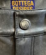 Bottega Desires Leather Shorts (Grey)
